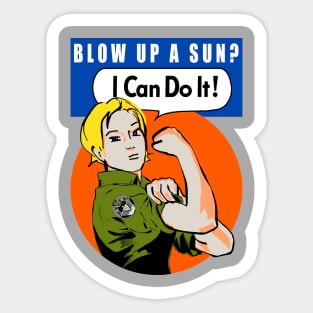 I can do it! (normal print) Sticker